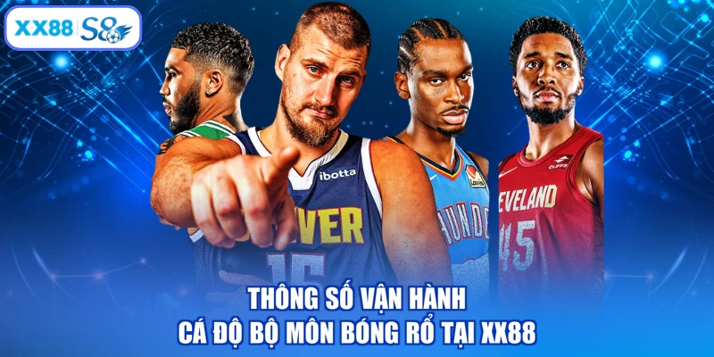 Thông số vận hành cá độ bộ môn bóng rổ tại XX88